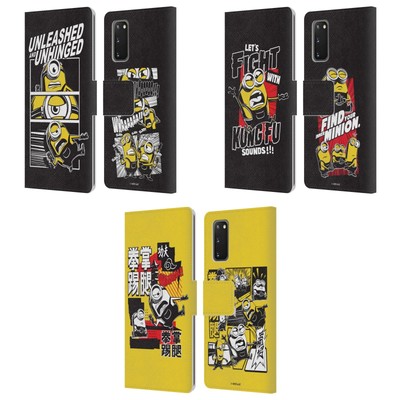 MINIONS RISE OF GRU(2021) ASIAN COMIC ART LEATHER BOOK CASE FOR SAMSUNG PHONES 1