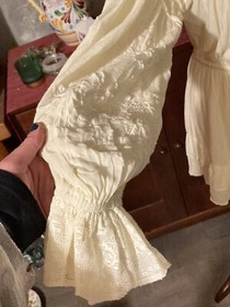 Free People Ruffle & Lace Romper/Beach Cover Up Size M *NEW*