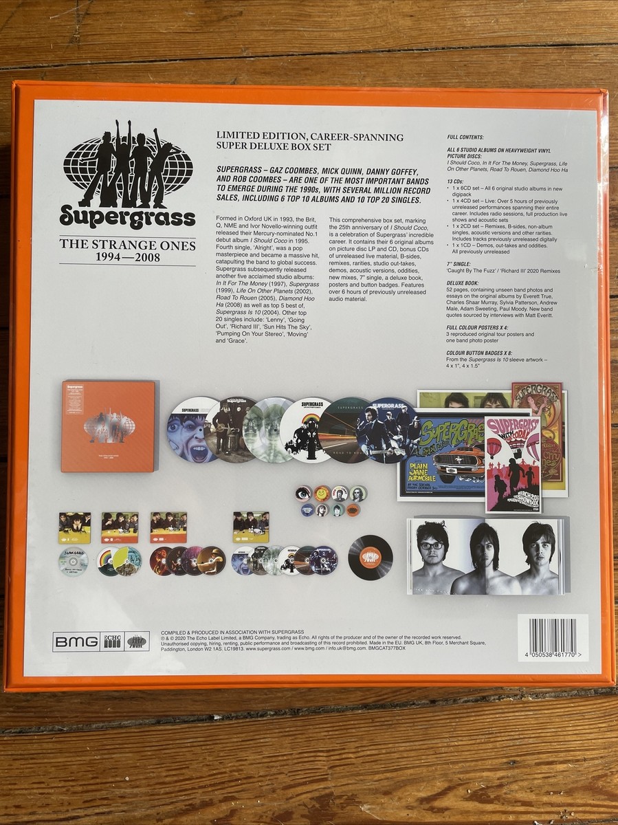Strange Ones: 1994-2008 by Supergrass (Record, 2020) for