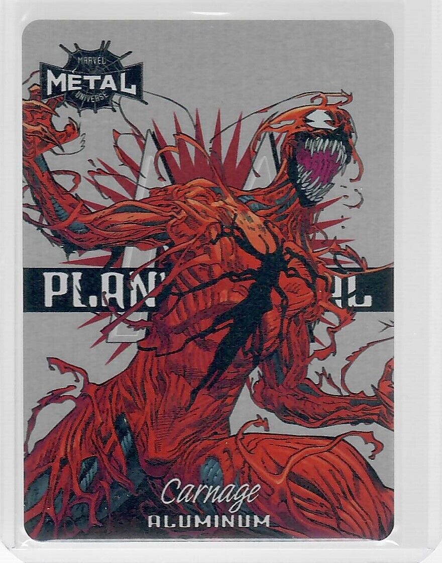 2021 Marvel Metal Spider-Man Aluminum Planet Metal Carnage