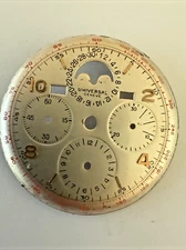 Universal Geneve Tri-Compax Moonphase Chronograph Silver Dial item# e11324