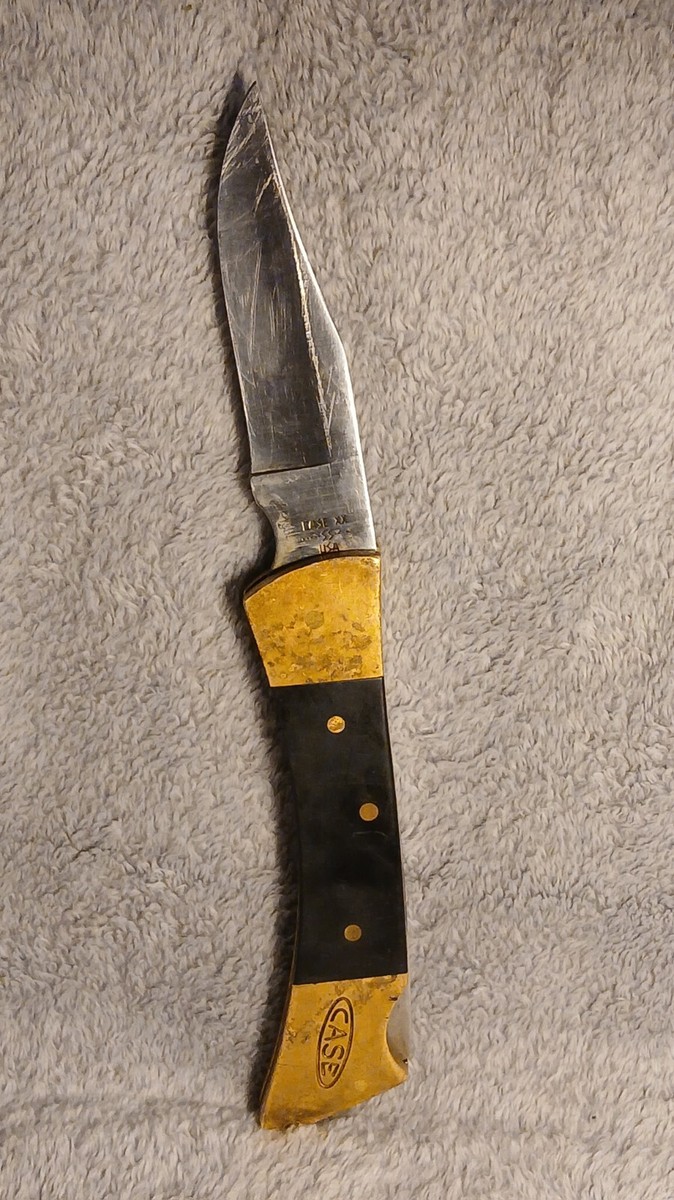 CASE XX 2159 LSSP Lockback Folding Knife w/Leather CASE CASE XX 2159 LSSP Lockback Folding Knife w/Leather CASE
