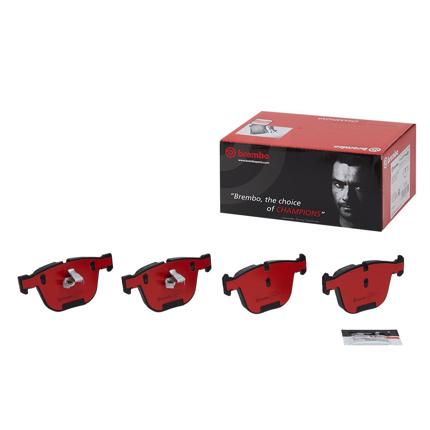 Brembo Rear Ceramic NAO Brake Disc Pad Set For BMW E70 F85 X5 M E71 F86