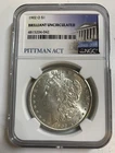 1902 O morgan dollar brilliant uncirculated pittman act ngc see photos #468