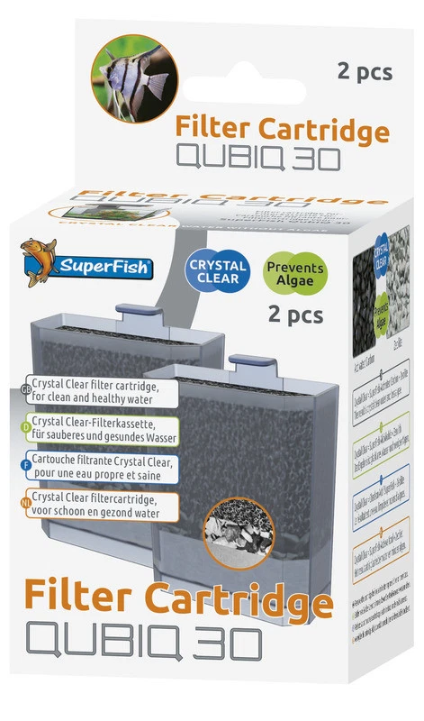 Superfish QubiQ 30 - Replacement Filter CARTRIDGE (Pack of 2)
