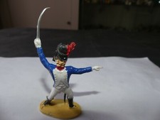 FIGURINE JIM EMPIRE SOLDAT OFFICIER SABRE LEVÉE BOITES NOIRES MEDAILLE PAS PEINT