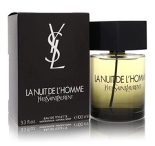 Ysl L'Homme LA NUIT Yves Saint Laurent Men 3.3 oz Eau De Toilette Spray Sealed