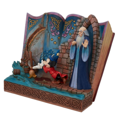 Jim Shore Disney Traditions SORCERER MICKEY STORY BOOK