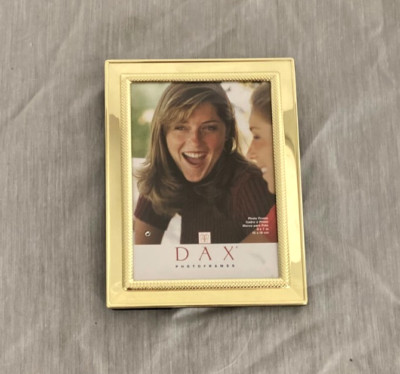 Vintage DAX Ornate Polished Solid Brass 5x7'' Photo Picture Frame - New!!