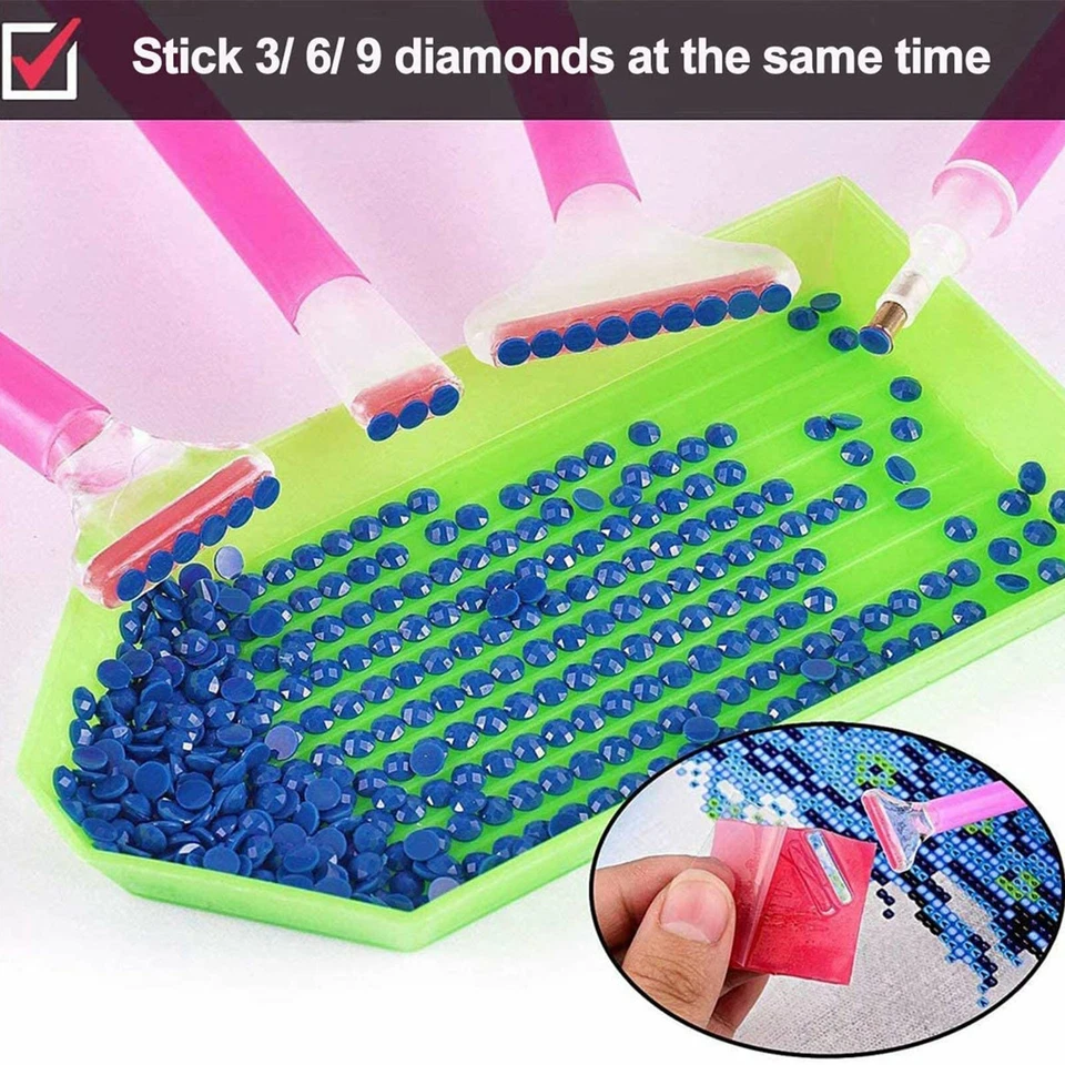 22 Piece 5D Diamond Painting Tools Box Diamond Accessories Diy Art Craft Pen Set - image 4 of 4