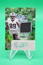 2020 Spectra Aspiring Patch Autographs Neon Green /50 #16 Bryan Edwards RPA FR6
