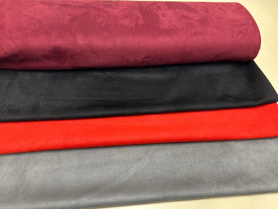 Stretch SUEDE FABRIC SPANDEX  alcantara style upholstery car interior 150cm - Image 4 of 4