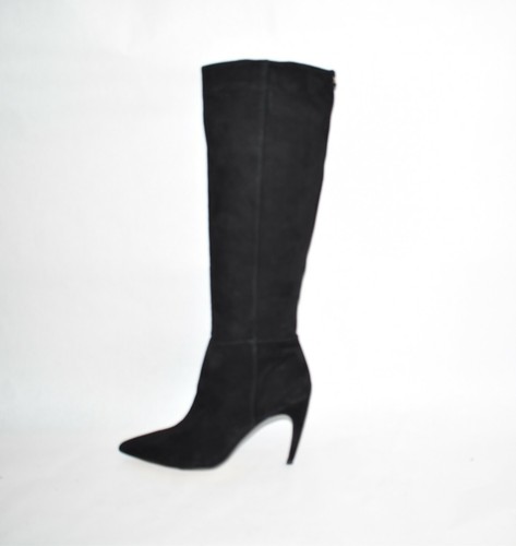 ¡Nuevo! Sam Edelman Fraya Bota Alta Rodilla Negra Gamuza Talla 9,5 M - Imagen 5 de 8