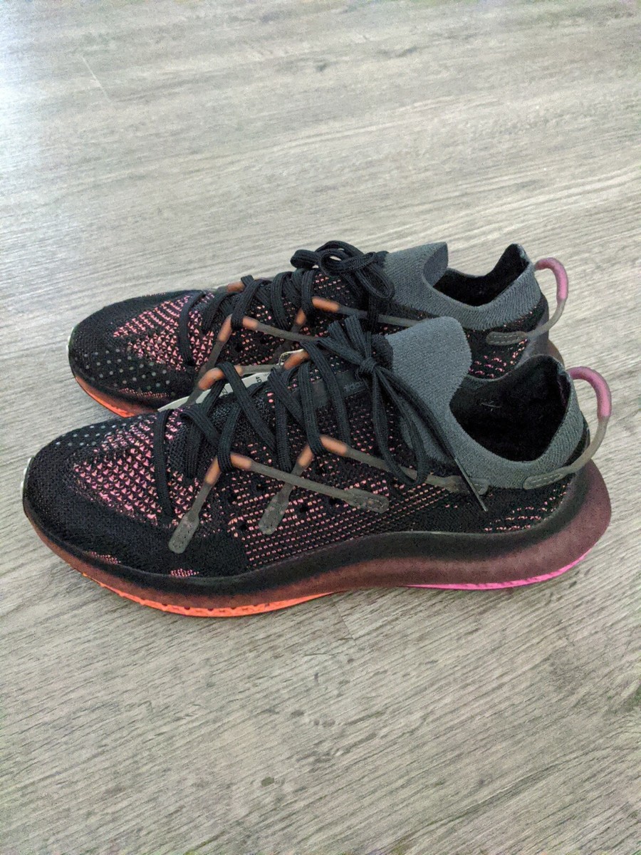Men's Size 10 Adidas 4D Fusio 'Black Orange Pink' FZ2414