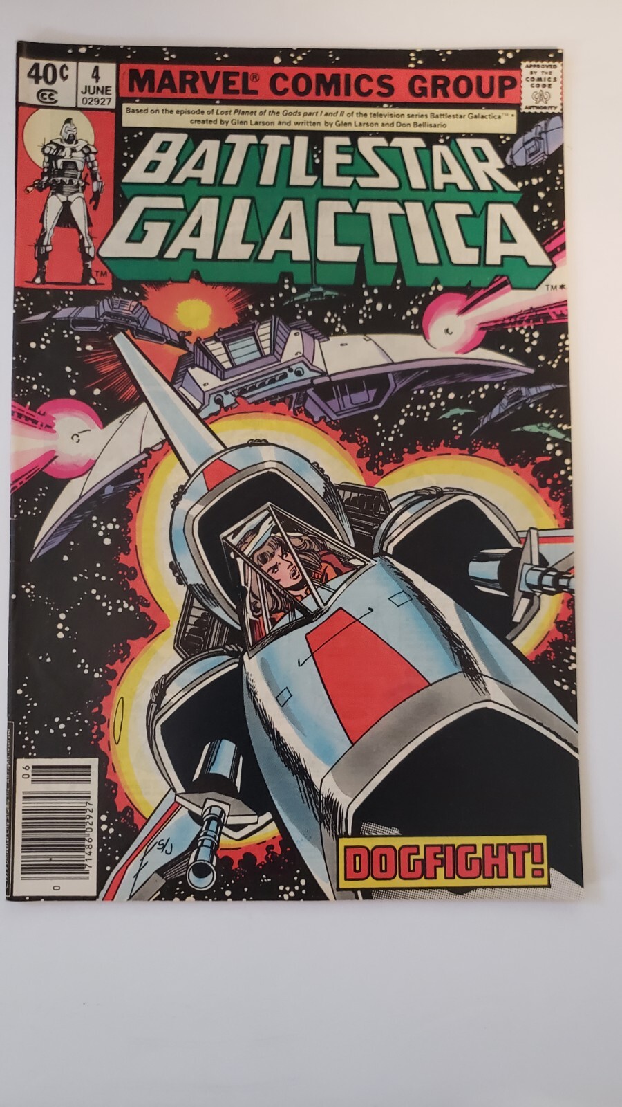 BATTLESTAR GALACTICA #4 NEWSSTAND BRONZE AGE MARVEL COMICS 1979 | eBay