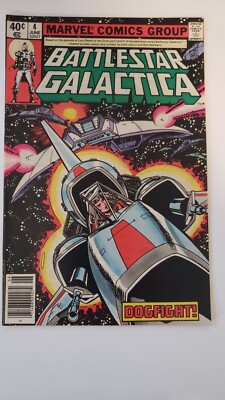 BATTLESTAR GALACTICA #4 NEWSSTAND BRONZE AGE MARVEL COMICS 1979 | eBay