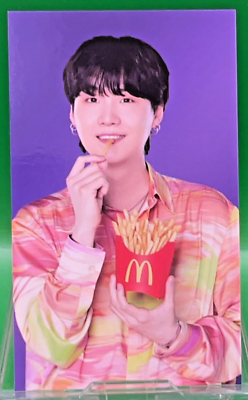 Suga BTS McDonalds Collaboration Photo Card TCG Japanes Official