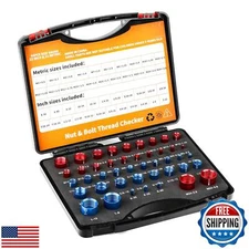 Nut and Bolt Thread Checker Set Tool Combination Check Both