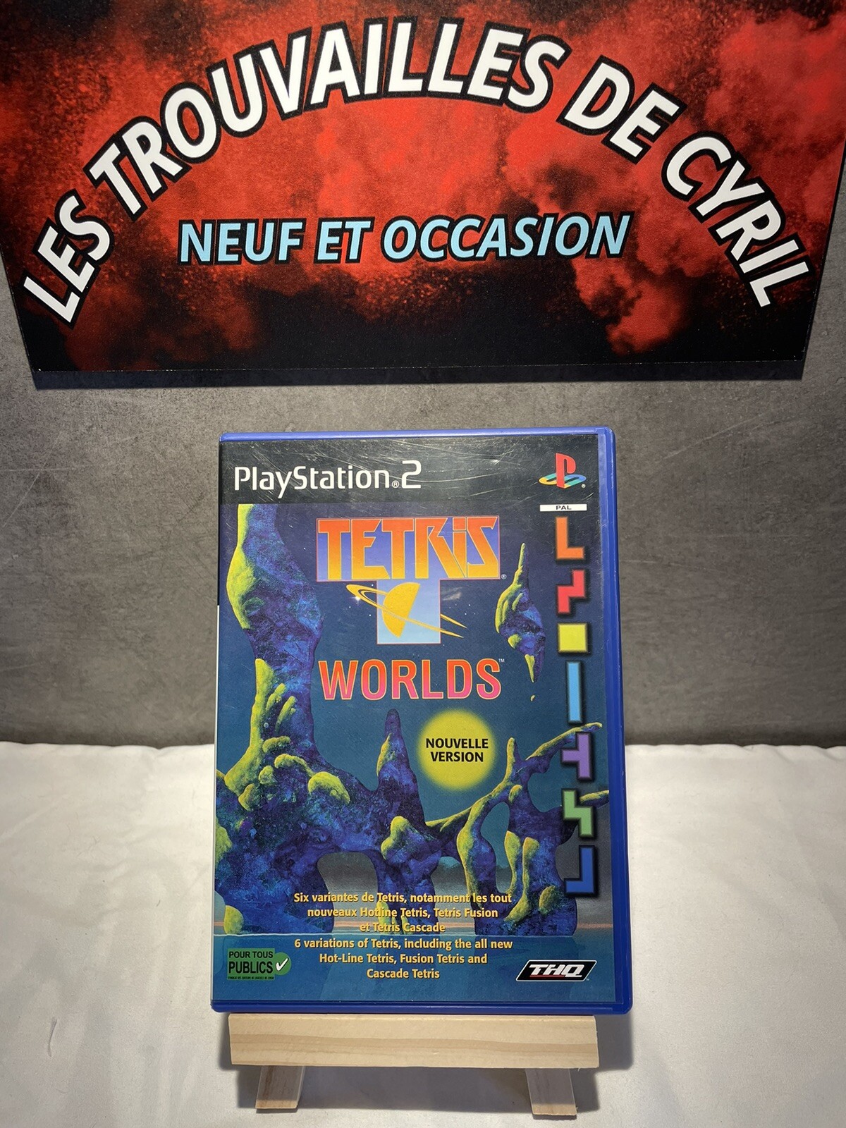 Jeux vidéo Tetris Worlds pour PlayStation 2 PS2 avec notice