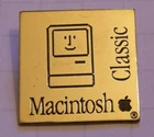APPLE computer APPLE CLASSIC pin badge Mac MACINTOSH