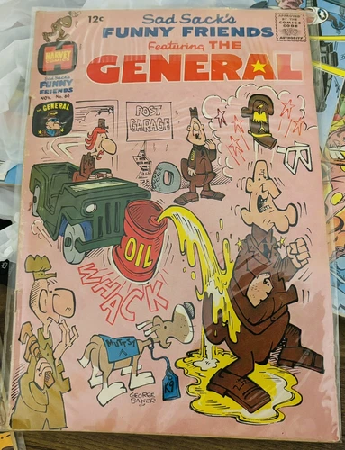 SAD SACK'S FUNNY FRIENDS #60  Featuring THE GENERAL 1965 🇺🇸