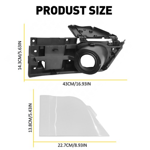 Fuel Filler Gas Cap Door Lid Housing & White Cap Fits 15-23 Ford Transit 150 250 - Picture 4 of 19