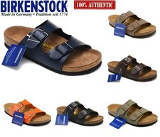 Unisex Birkenstock Arizona Birko-Flor Casual Sandals Regular Eu Shoes Size 35-45