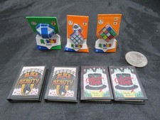 Zuru Mini Brands Lot of 7 Rubiks Cube, Books Black Beauty  A Christmas Carol
