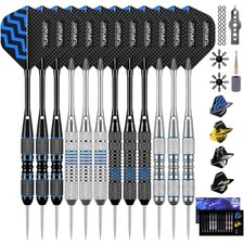 Darts Metal Tip Set - Steel Tip Darts Darts Set Professional Metal Darts