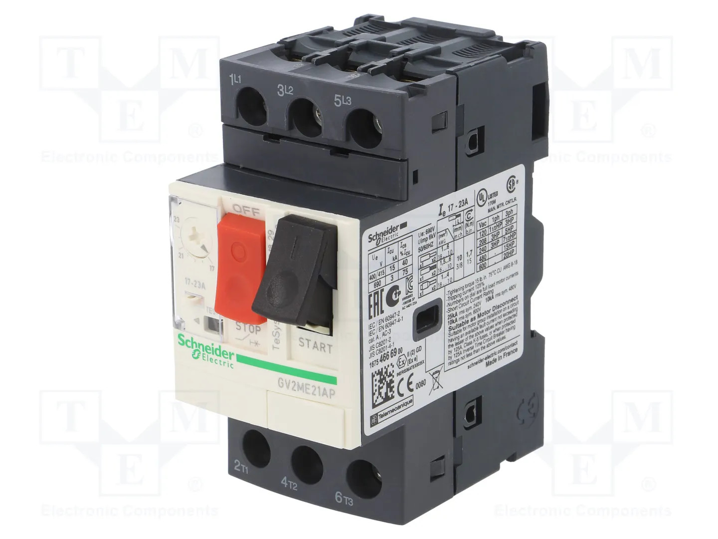 SCHNEIDER GV2ME21AP Motor breaker