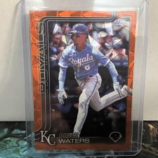 2025 Topps Orange Diamante Foil 546 Drew Waters /25