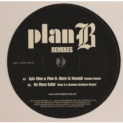 Plan B - Remixes (Vinyl 12'' - 2006 - UK - Original)