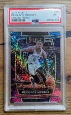 2021-22 PANINI ~ SELECT #43 DEJOUNTE MURRY COSMIC PRIZM PSA 9 MINT POP 1