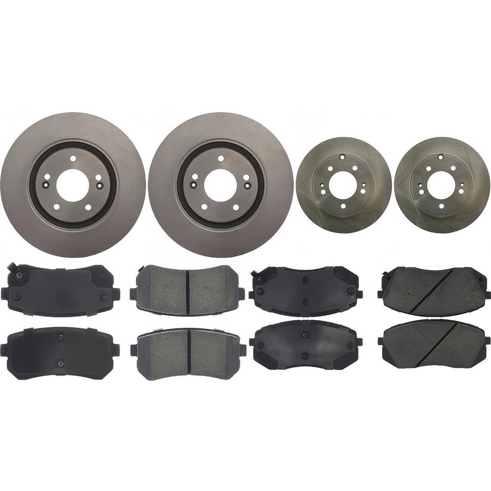 Kit de actualización de freno de disco de piezas centradas delanteras y traseras para Kia Cadenza 2014-2016 Foto 2 de 3