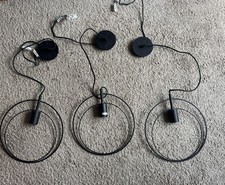 The La Redoute Model PO258 Ceiling Pendant Light In black