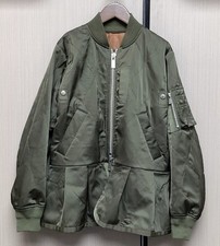 2025 Lady New Sacai Splicing Zipper Long Sleeved Jacket