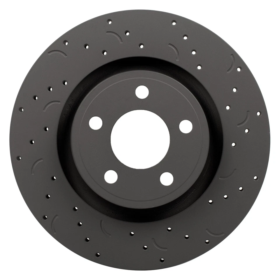 For Volkswagen Jetta 11-16 Hawk Talon Drilled & Slotted Rear Brake Rotors Foto 2 de 4