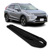 Trittbretter Seitenschweller für Mitsubishi Eclipse Cross 2018-2026 Alu Schwarz