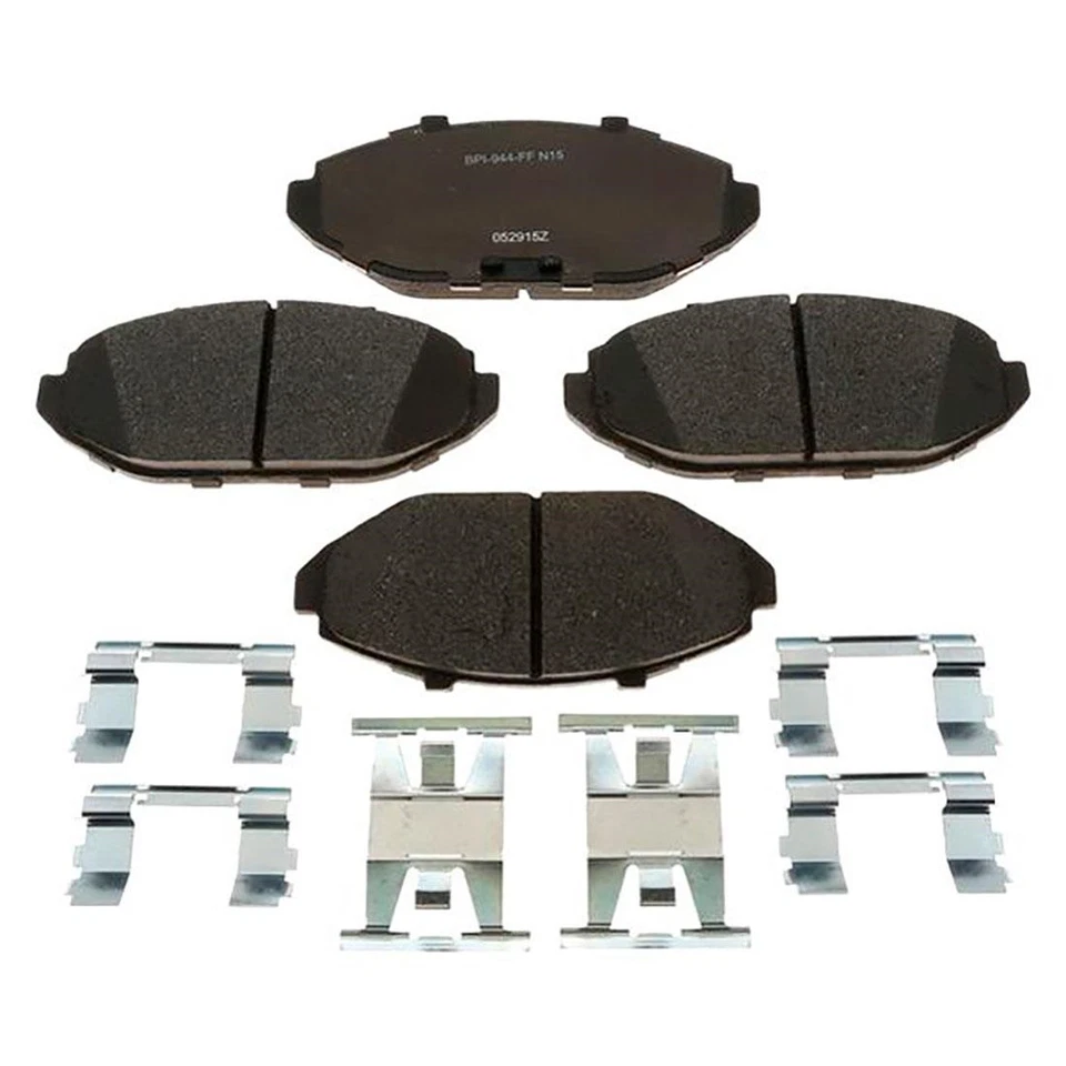 Rotores de freno delanteros traseros pastillas de freno metálicas para Mercury Grand Marquis 1998-2002 Foto 3 de 4