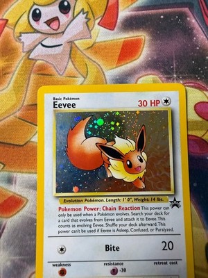 Pokemon - Eevee - Holo - 11 - Black Star Promo - WoTC - NM Partial