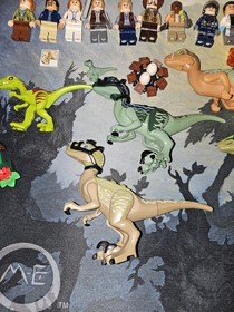 Huge LEGO Jurassic World Set Lot Open with Minifigs and All Parts