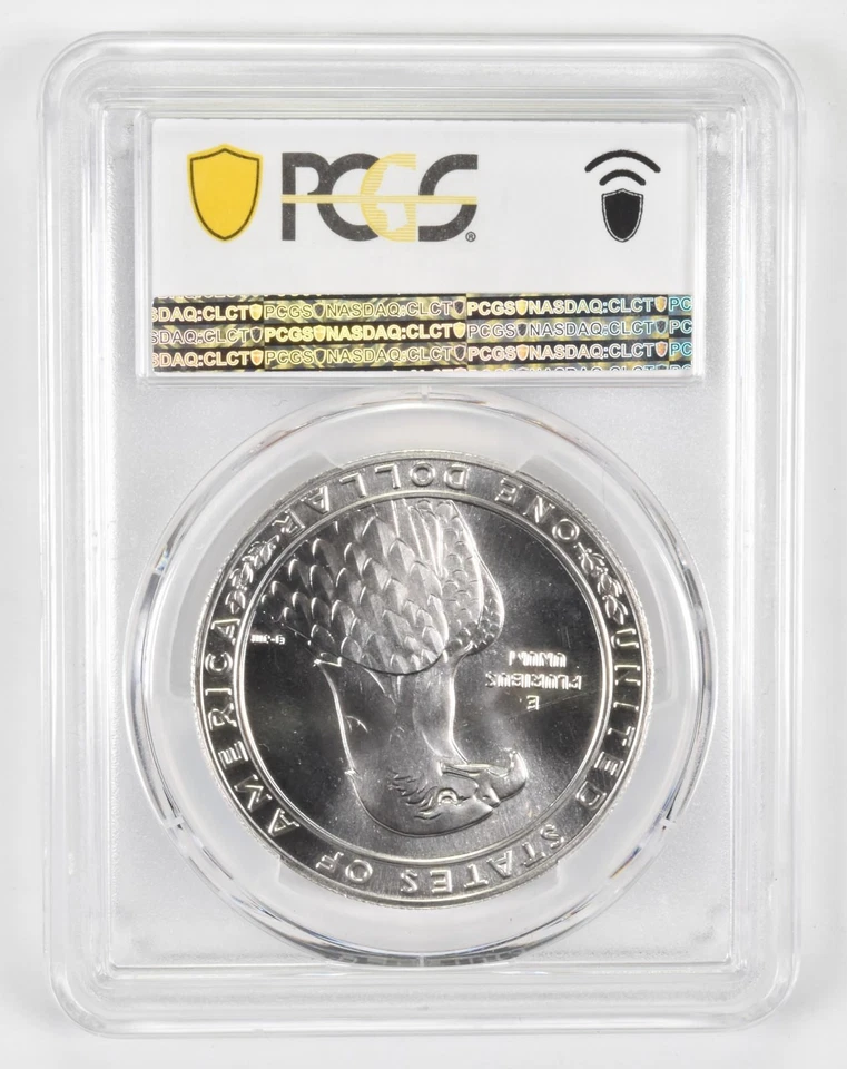 MS70 1983-S Commemorative Dollar Olympic Discus PCGS Blue Label *2502 - Image 2 of 4