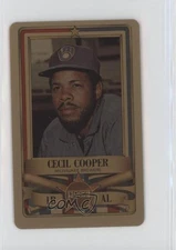 1982 Perma-Graphics/Topps Credit Cards All-Stars Gold Cecil Cooper #150-ASA3202