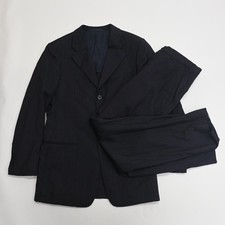 Giorgio Armani Collezioni Wool Suit Set Navy Pinstripe Italy 48R L