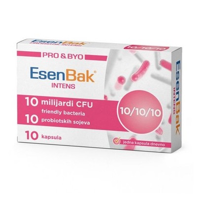 2X EsenBak ProByo Intens Probiotic Prebiotic 10 Kapseln Verdauungsimmun