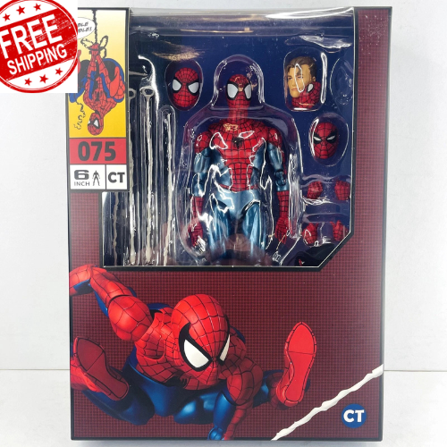 CT Toys Mafex Spider-Man 185 Comic Version Amazing Action Figure