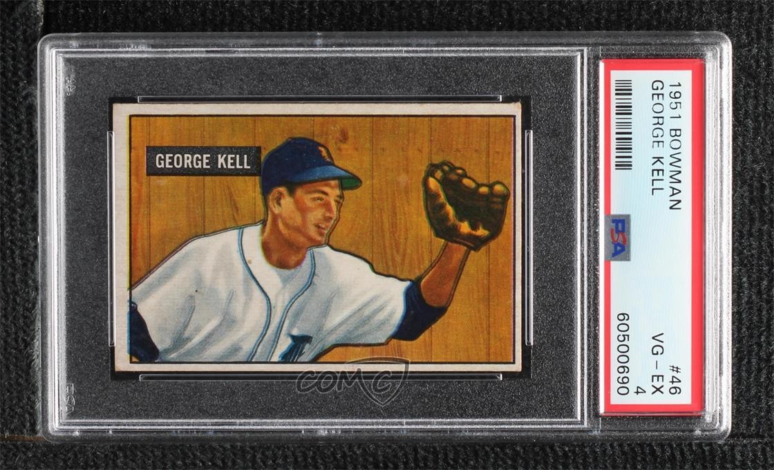 1951 Bowman George Kell (States 1941 on Back) #46 PSA 4 HOF 10fh