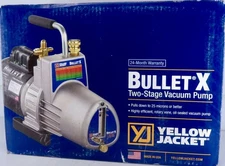 YELLOW JACKET BULLET X 93600 TWO-STAGE VACUUM PUMP FREE FAST SHIPPING