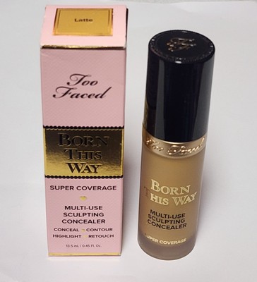 Too Faced Latte Born This Way Multi Use Sculpting Concealer Full Size New