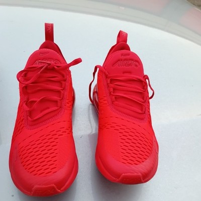 Nike Air Max 270 Shoes Triple University Red CV7544-600 Men's Multi Size 11